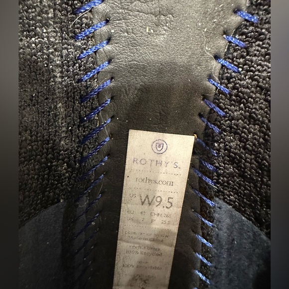 Rothy’s black slip in knit shoes - Picture 6 of 9